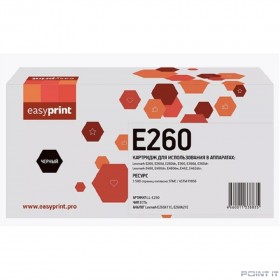 Easyprint E260A11E  Картридж LL-E260 для Lexmark E260/E360/E460 (3500 стр.) черный, с чипом 