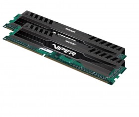 Модуль памяти VIPER 3 8GB DDR3-1600 PV38G160C9K,CL9, 1.5V K2*4GB PATRIOT