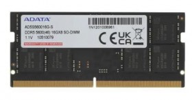 Модуль памяти для ноутбука SODIMM 8GB DDR5-5600 AD5S56008G-S ADATA