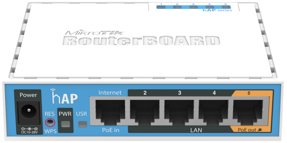 Беспроводная точка доступа MikroTik hAP