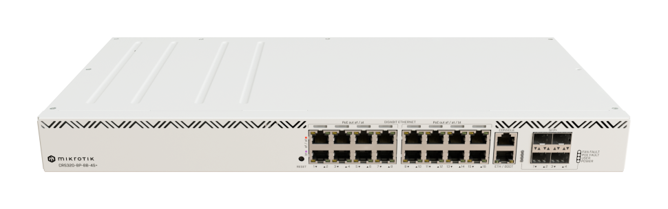 PoE коммутатор MikroTik CRS320-8P-8B-4S+RM