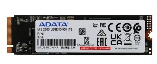 SSD жесткий диск M.2 2280 1TB ALEG-960-1TCS ADATA