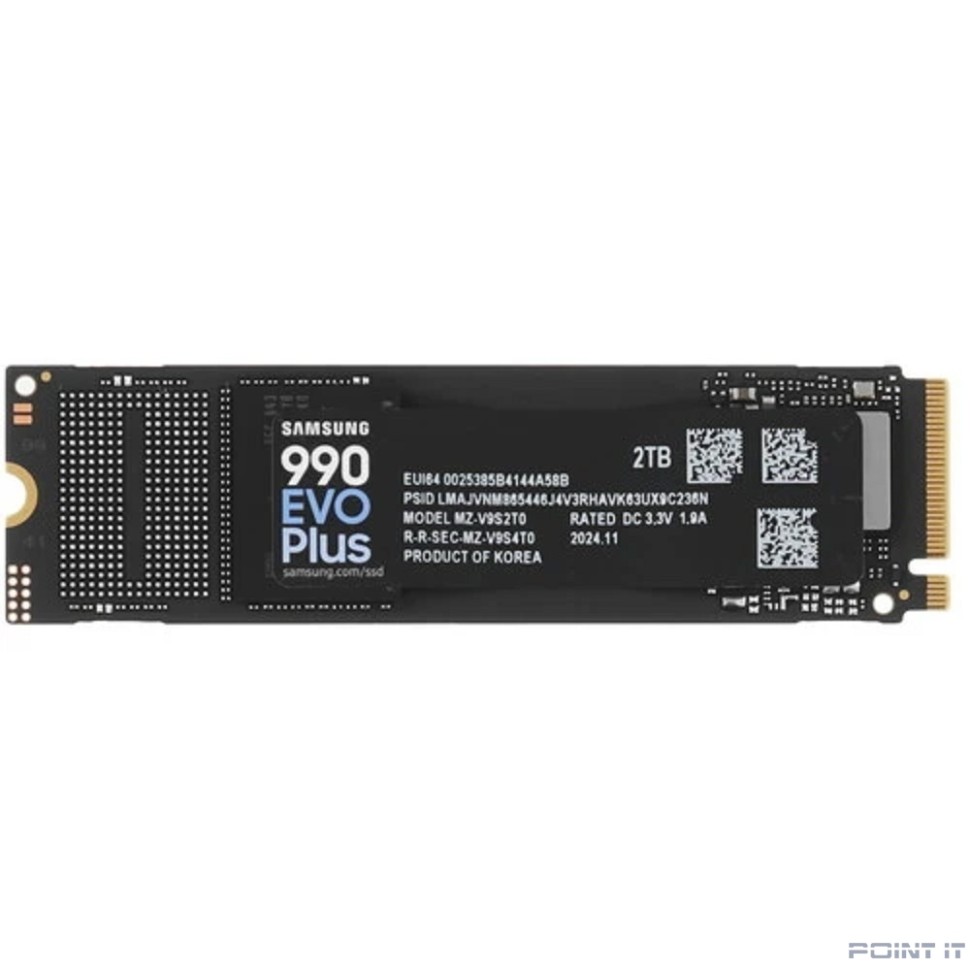 Samsung SSD 2Tb 990 EVO Plus M.2 MZ-V9S2T0BW NVMe 2.0, PCIe 4.0 x4, V-NAND TLC