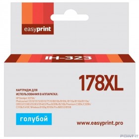 Easyprint  CB323HE  Картридж №178XL для HP Deskjet 3070A/Photosmart 5510/6510/C8583, голубой, с чипом