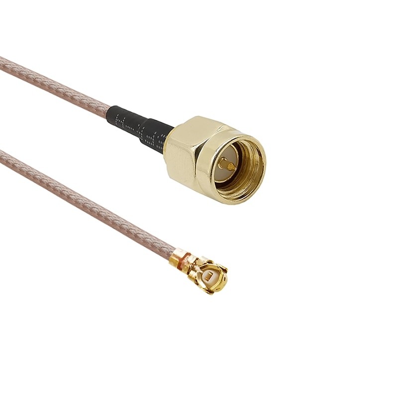 Адаптер для модема (пигтейл) U.fl(IPEX)-SMA(male) кабель RG178 15см.
