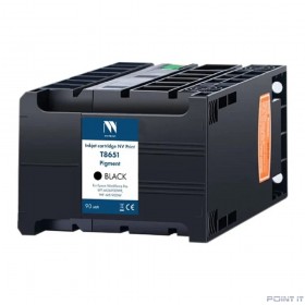 Струйный картридж NV Print T8651 (NV-C13T865140) Black для  Epson WorkForce Pro WF-M5690DWF, WF-M5190DW (10 000 стр)