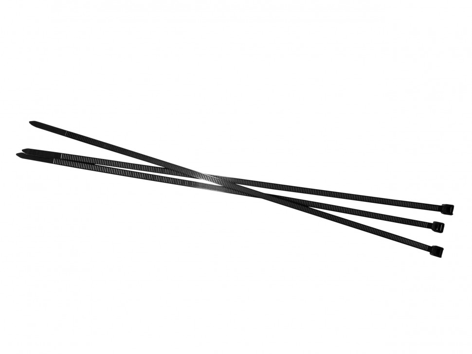 Стяжка нейлоновая 300*4,6 / 100 шт / светостойкая (черная), Netko "SZ"