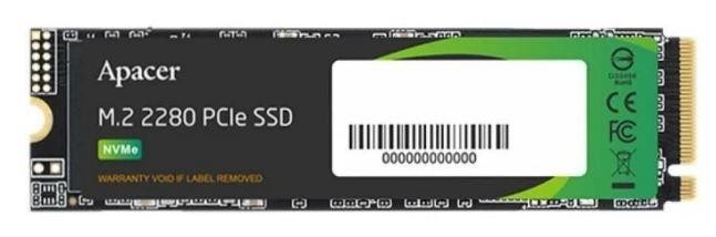 SSD жесткий диск M.2 PCIE 2TB AP2TBAS2280P4X-1 APACER