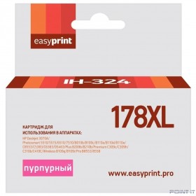 Easyprint  CB324HE  Картридж №178XL для HP Deskjet 3070A/Photosmart 5510/6510/C8583,  пурпурный,с чипом