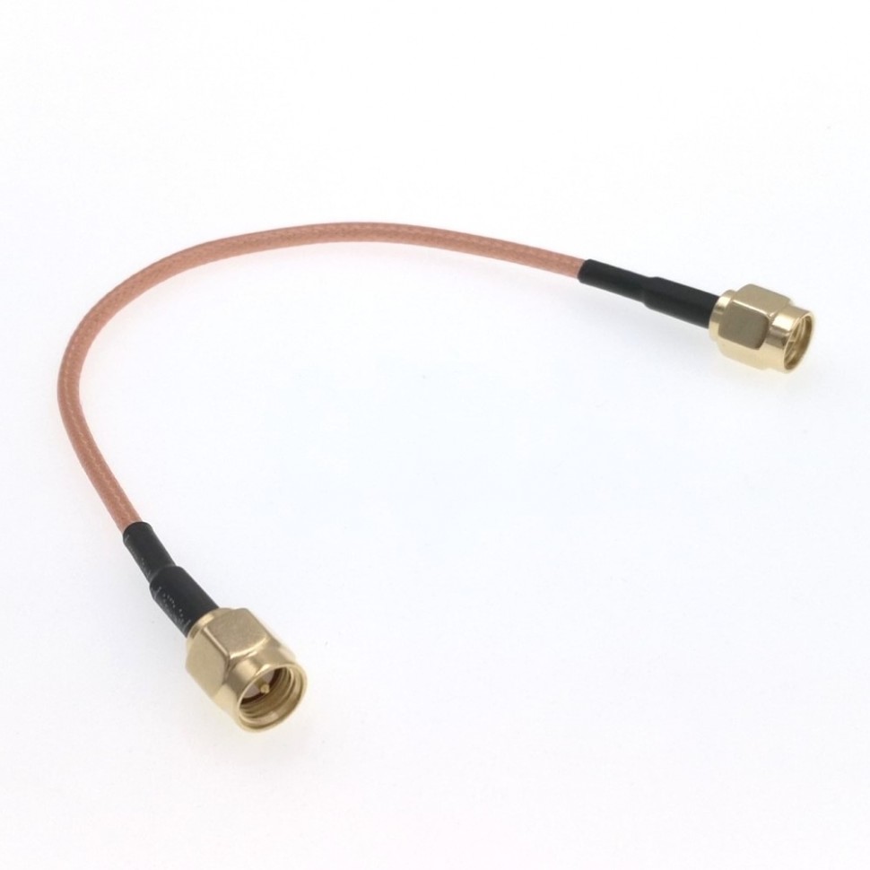 Адаптер для модема (пигтейл) SMA(male)-SMA(male) кабель RG316 15см.