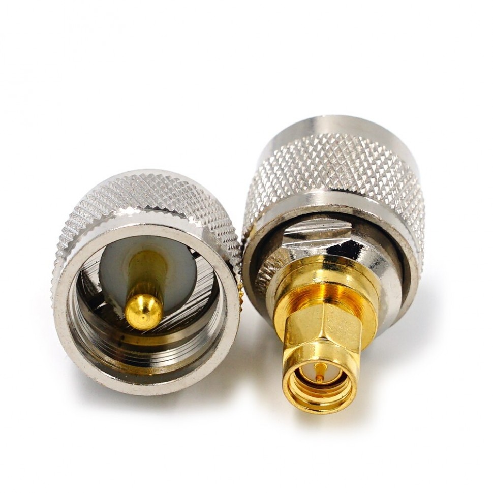 ВЧ-адаптер SMA(male)-UHF(male) PL259