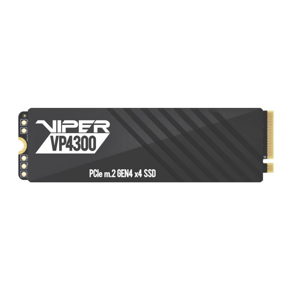 SSD PATRIOT Viper VP4300 2Тб M.2 NVMe 3D NAND Скорость записи 6800 Мб/сек. Скорость чтения 7400 Мб/сек. TBW 2000 Тб VP4300-2TBM28H