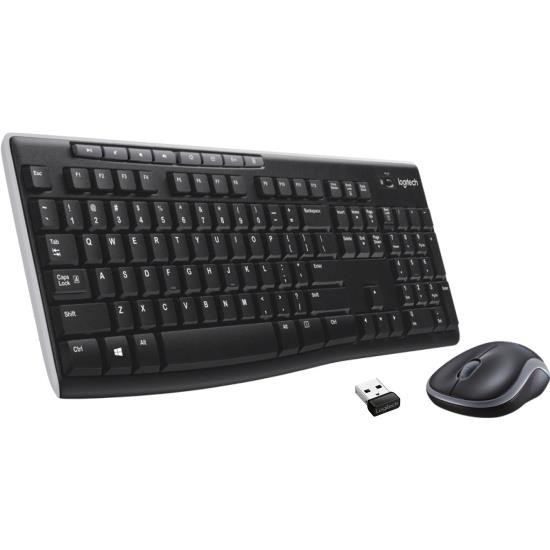 Беспроводная клавиатура/мышь MK270 RUS BLACK 920-003381 LOGITECH