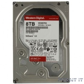 8TB WD Red Plus (WD80EFBX) {Serial ATA III, 7200- rpm, 256Mb, 3.5&quot;, NAS Edition}