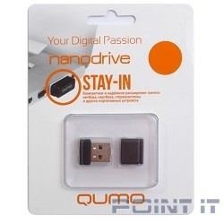 USB 2.0 QUMO 32GB NANO [QM32GUD-NANO-W] White