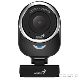 Genius QCam 6000 Black {1080p Full HD, вращается на 360°, универсальное крепление, микрофон, USB} [32200002400]