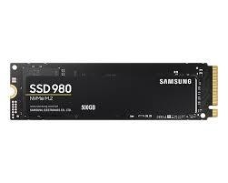 SSD SAMSUNG 980 500Гб M.2 Наличие PCIE NVMe 3D NAND Скорость записи 2600 Мб/сек. Скорость чтения 3100 Мб/сек. 2.38mm TBW 300 Тб Время наработки на отказ 1500000 ч. MZ-V8V500BW