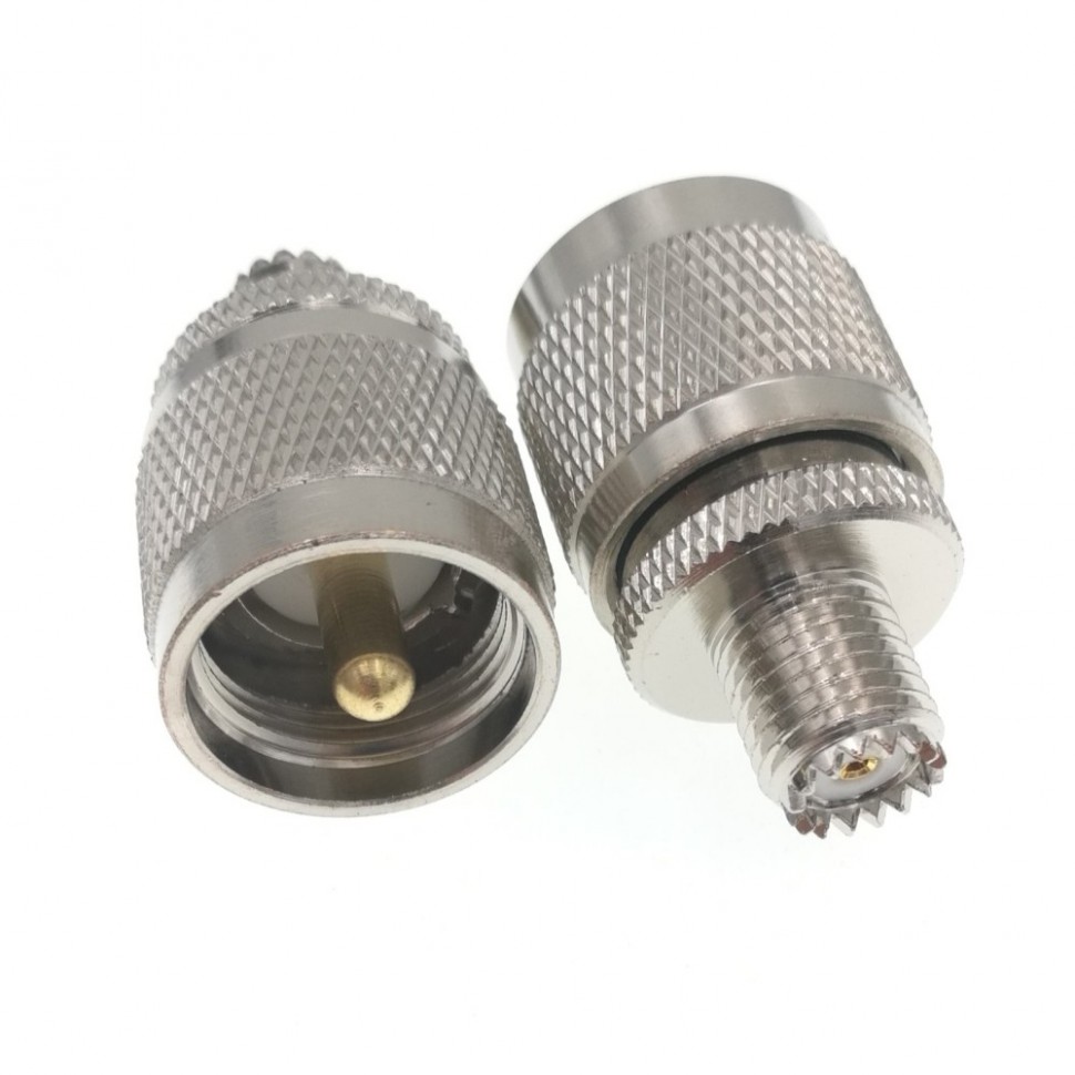ВЧ-адаптер mini UHF(female) - UHF(male) PL259