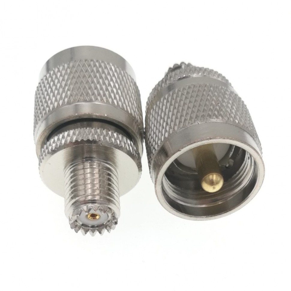 ВЧ-адаптер mini UHF(female) - UHF(male) PL259