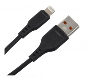 Кабель USB (M)/LIGHTNING (M) 1M 00-00018568 BLACK GOPOWER