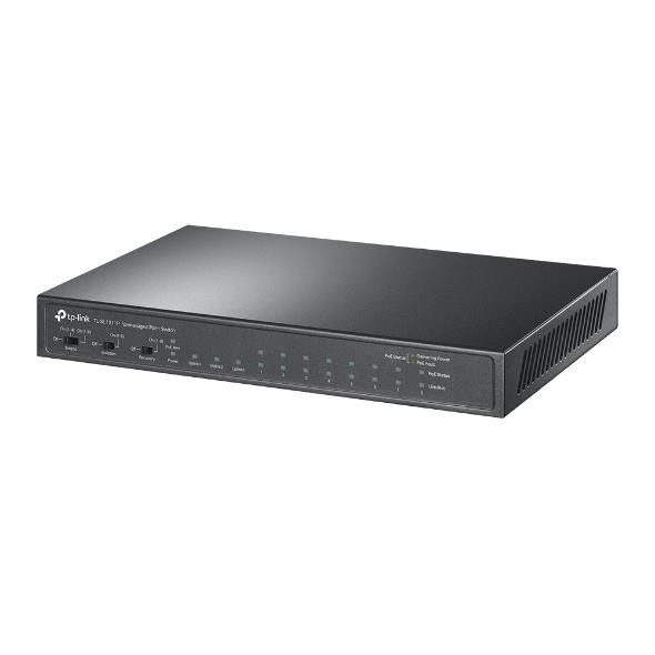 Сетевой коммутатор TP-LINK TL-SL1311P Type KVM switch 8x10Base-T / 100Base-TX 1xSFP 2xRJ45 Количество портов PoE+ 8 56.5 Вт TL-SL1311P