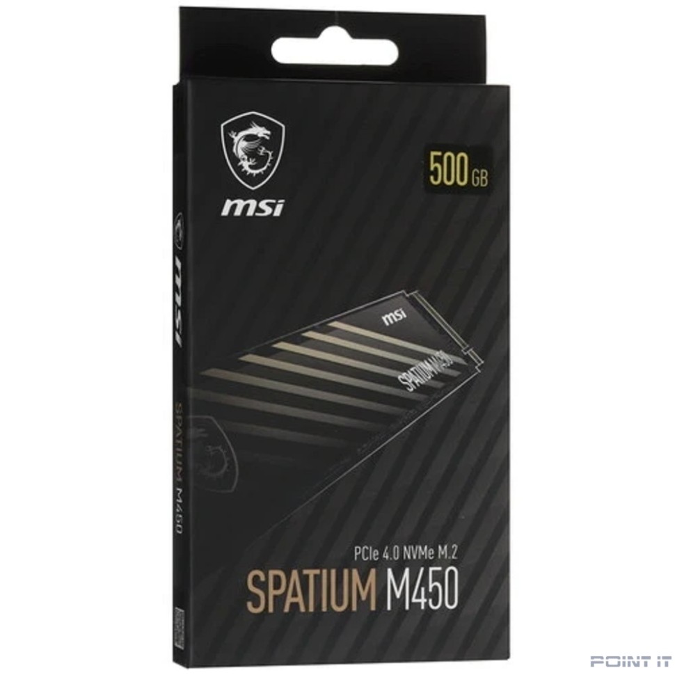 Твердотельный накопитель SSD MSI M.2 2280 500GB SPATIUM M450 V1 S78-440K380-P83