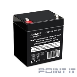 Exegate ES255175RUS Аккумуляторная батарея  Exegate Special EXS1250, 12В 5Ач, клеммы F1