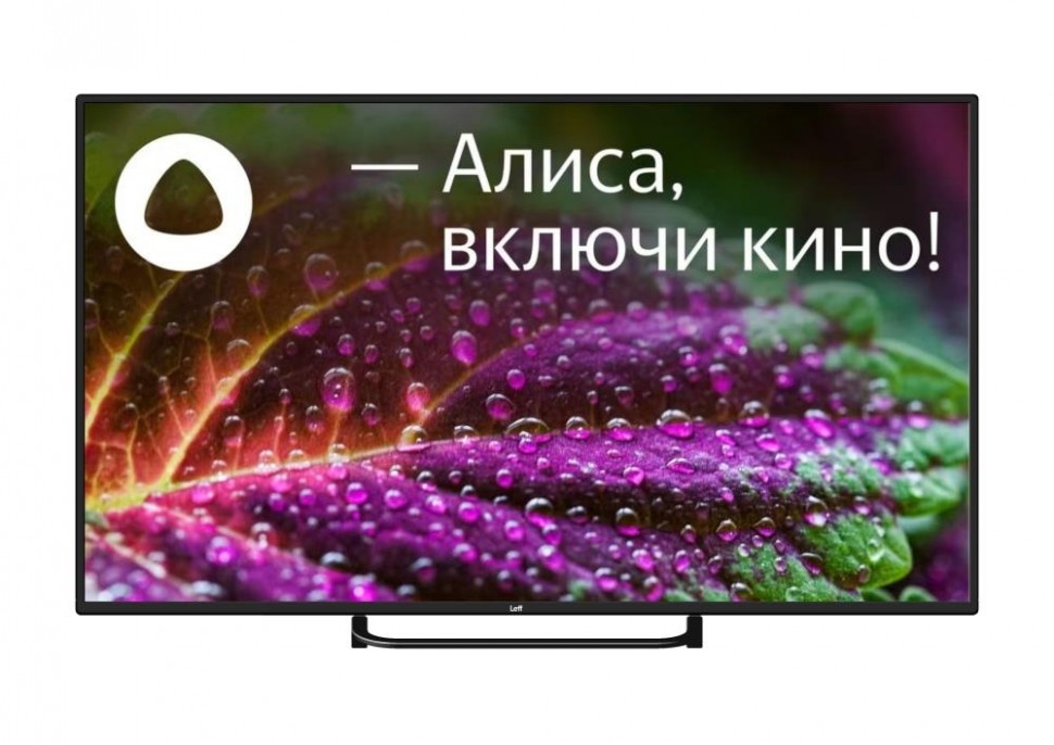 Телевизор LCD 55" YANDEX 4K 55U550T LEFF