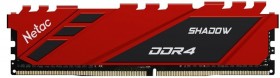 Модуль памяти SHADOW 8GB DDR4-3200 NTSDD4P32SP-08R,CL16, 1.35V XMP RED NETAC