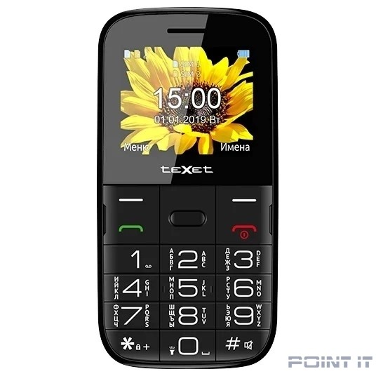 TEXET TM-B227 Мобильный телефон цвет черный
