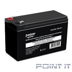 Exegate ES252438RUS Аккумуляторная батарея  Exegate Special EXS1290, 12В 9Ач, клеммы F2
