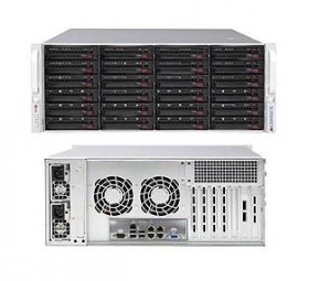 Корпус для сервера 4U 1280W BLACK CSE-846BE1C-R1K28B SUPERMICRO