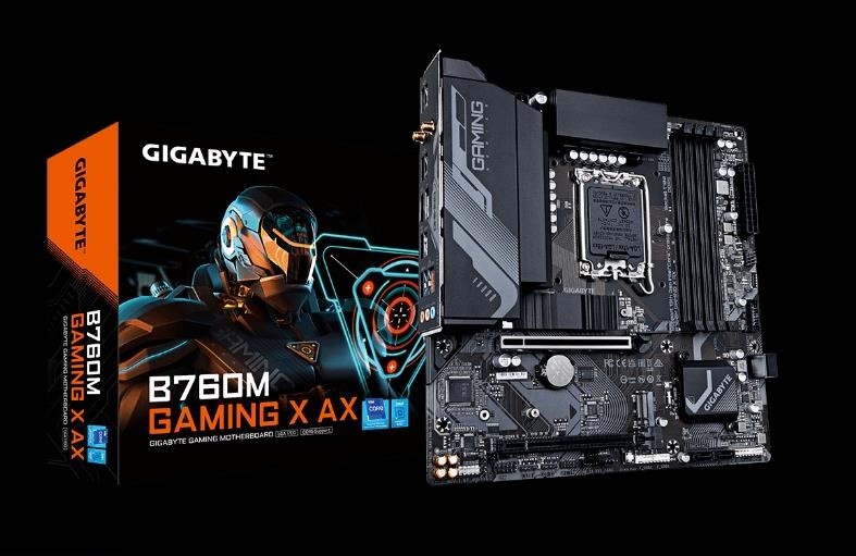 Материнская плата B760 S1700 MATX B760M GAMING X AX 1.2 GIGABYTE