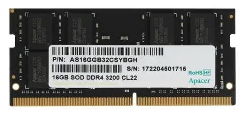 Модуль памяти для ноутбука SODIMM 16GB DDR4-3200 ES.16G21.GSH APACER