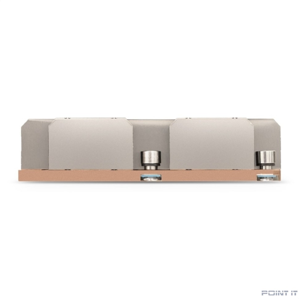 Exegate EX293447RUS Радиатор для процессора {ExeGate ESNK-P0067PS.1U.3647.Cu (Al+Cu, 1U, 2 тепл. трубки, LGA3647, TDP 165W, 230г, на винтах, с термопастой} Retail box)