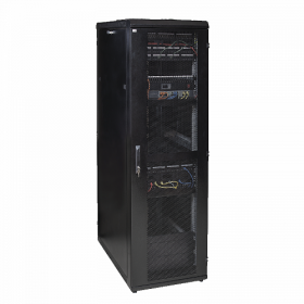  					ITK Шкаф серверный 19, 42U, 800х1000 мм, перф. передняя и задняя двери, черный (место 1)				 