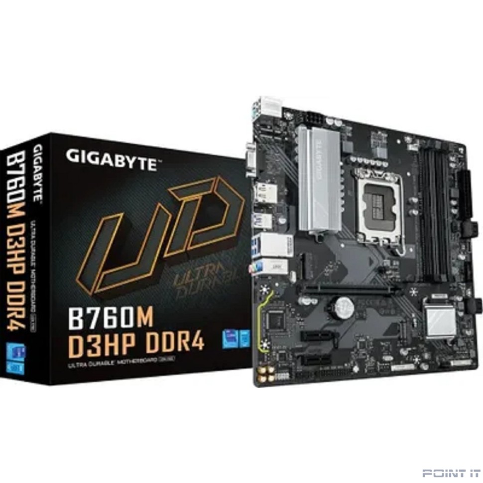 Gigabyte B760M D3HP DDR4 {Soc-1700, Intel B760, 4xDDR4  mATX, Ret}