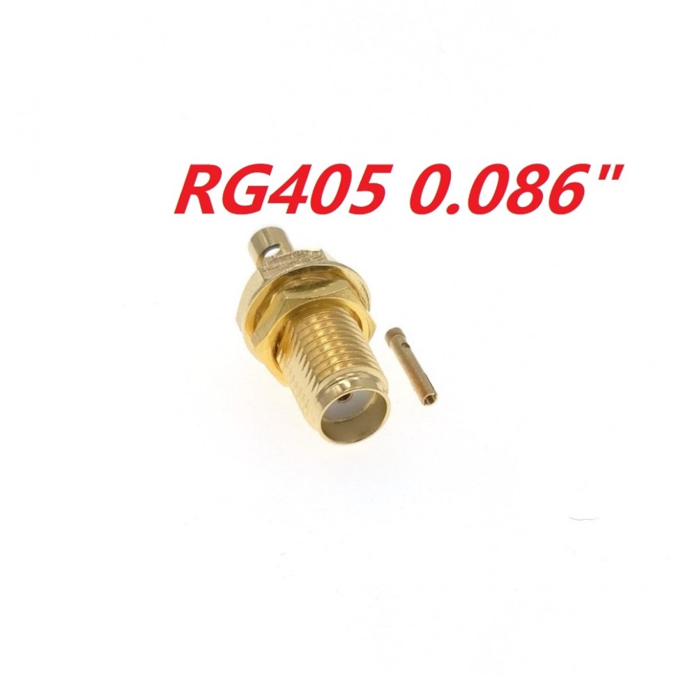 ВЧ-разъём SMA(female) под пайку RG-405