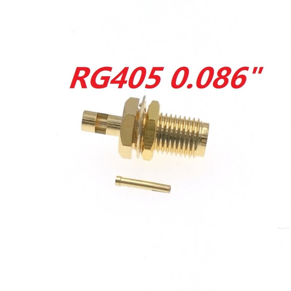 ВЧ-разъём SMA(female) под пайку RG-405