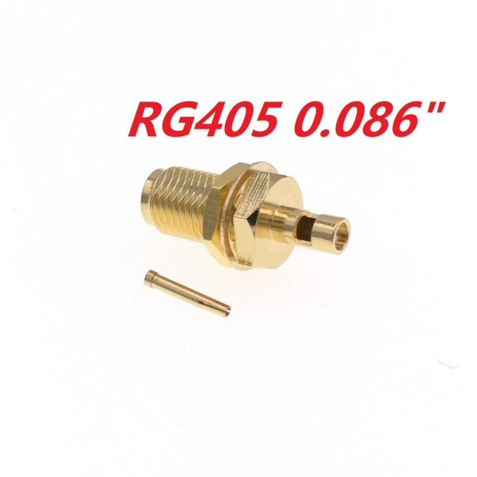 ВЧ-разъём SMA(female) под пайку RG-405