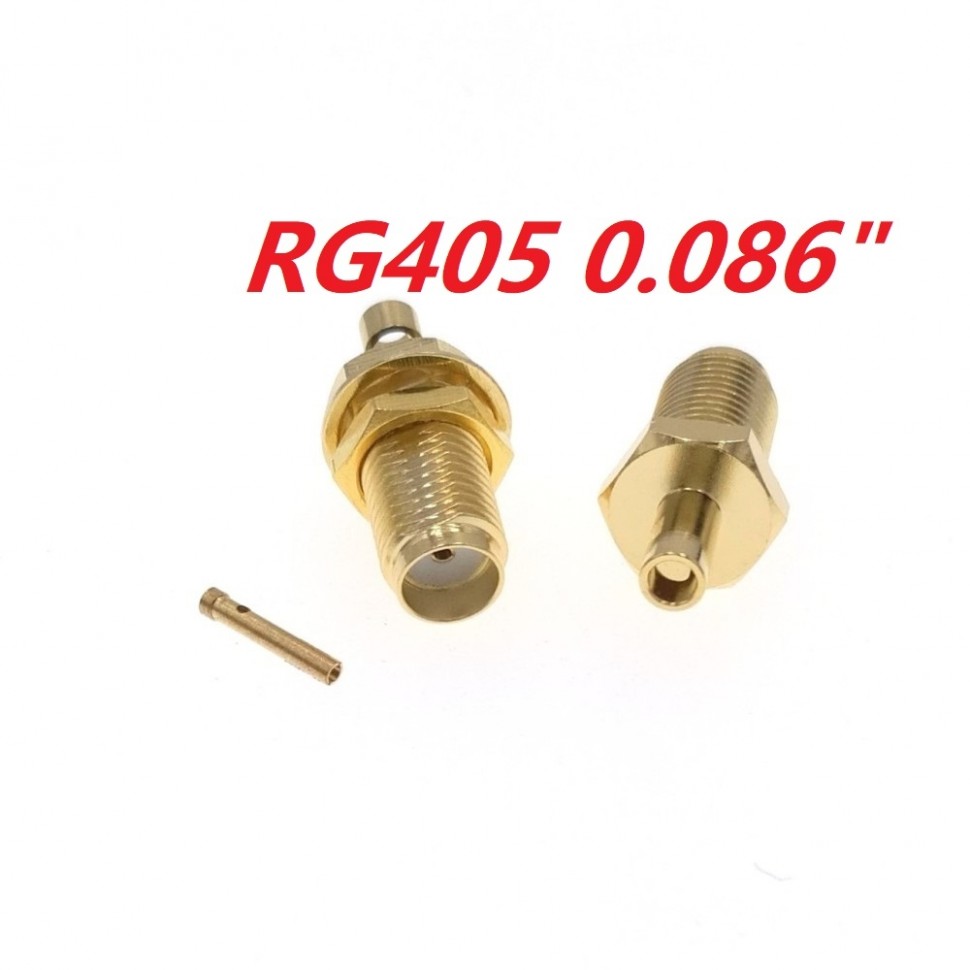 ВЧ-разъём SMA(female) под пайку RG-405