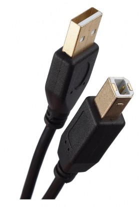 Кабель USB A (M)/USB B (M) 1.8M 00-00027492 BLACK GOPOWER