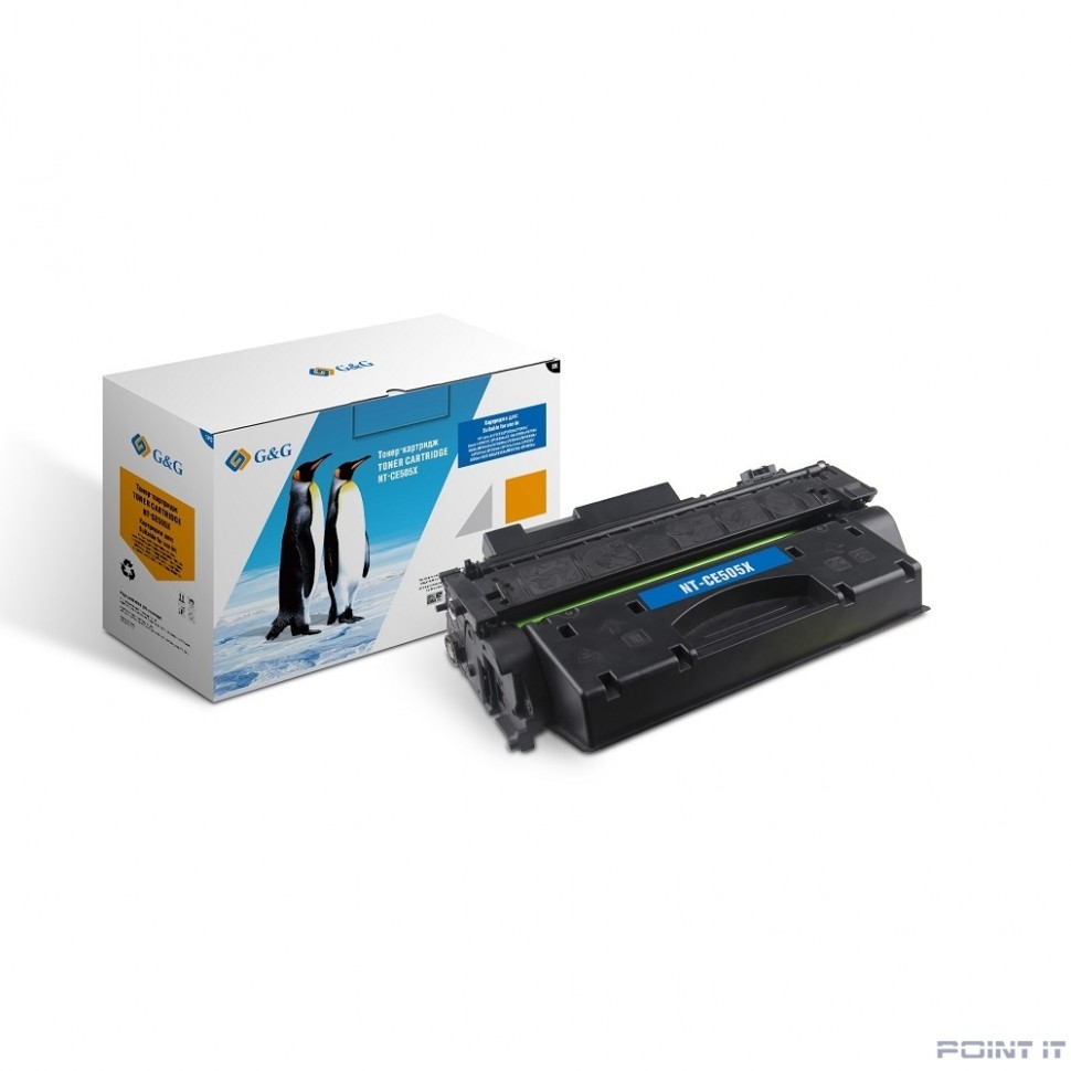 Картридж лазерный G&G NT-CE505X черный (6500стр.) для HP LaserJet P2055/2050