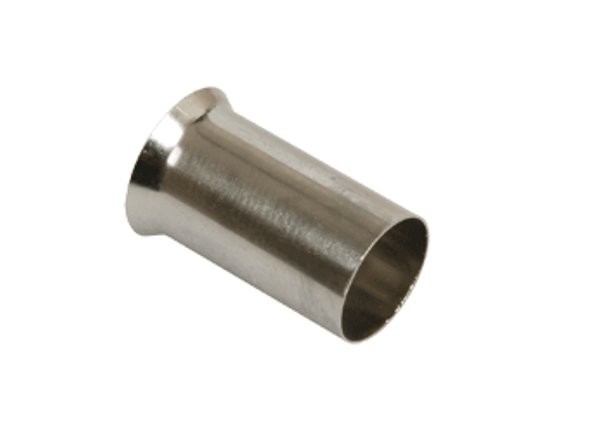 Штыревой втулочный кабельный наконечник EN 6010 (НШВ F=10мм) 6мм2, неизолированный, 100 шт, NETKO Optima