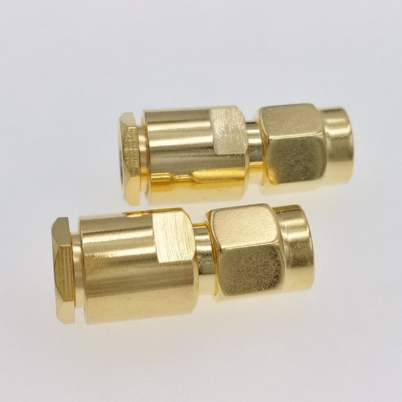 ВЧ-разъём SMA(male) прижимной под кабель RG-58