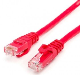 Кабель PATCH CAT6 UTP 2M RED AT9215 ATCOM