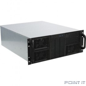 Procase Корпус 4U server case,5x5.25+9HDD,черный,без блока питания,глубина 650мм,MB EATX 12&quot;x13&quot;, панель вентиляторов 3*120x25 PWM [RE411-D5H9-FE-65]