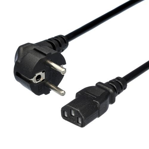 Кабель питания CEE 7/7-C13 1.2M 00-00024055 BLACK GOPOWER