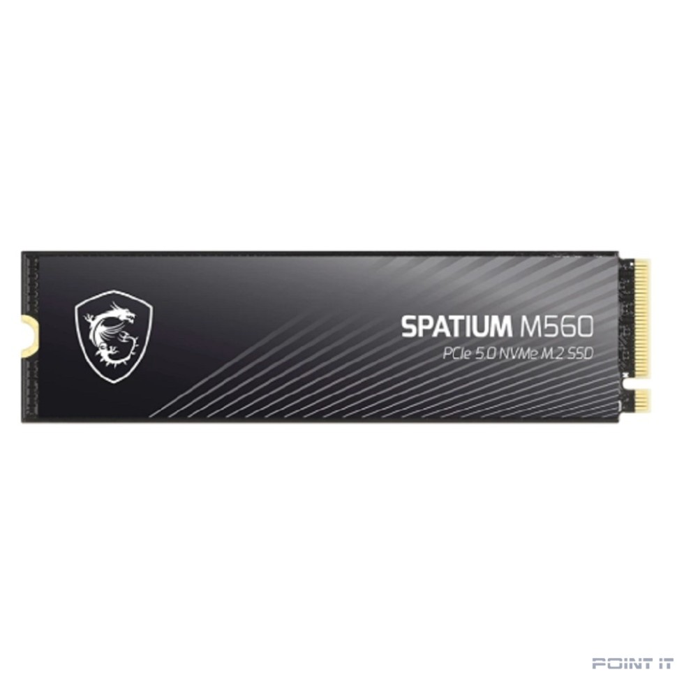 Твердотельный накопитель SSD MSI M.2 2280 2TB SPATIUM M560 Client SSD S78-440Q940-P83, PCIe Gen4x4 with NVMe,  3D TLC, R/ W 4900/ 4400