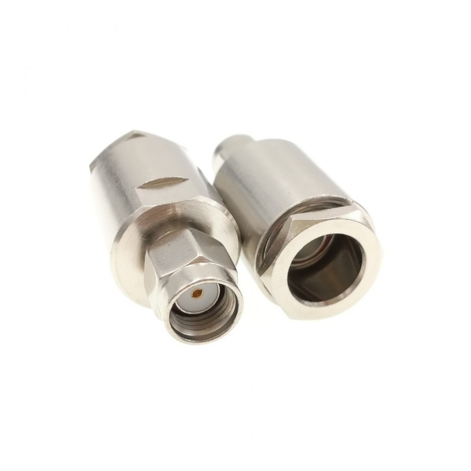 ВЧ-разъём RP-SMA(male) прижимной под кабель 5D-FB